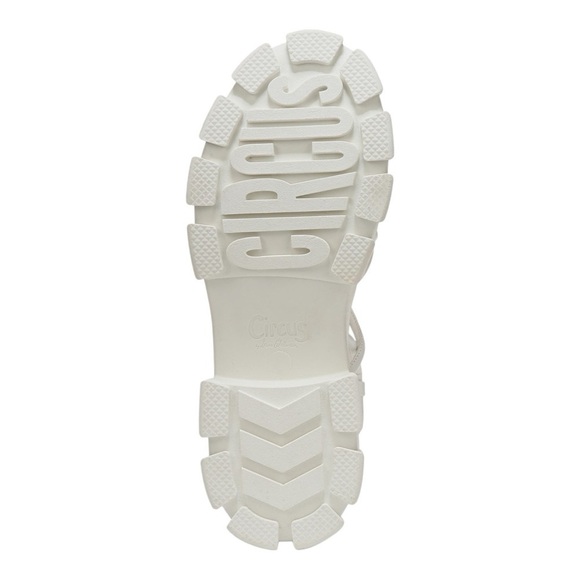 Circus by Sam Edelman Women's White Greyson Strappy Platform Sandal Size 8 - Picture 6 of 9